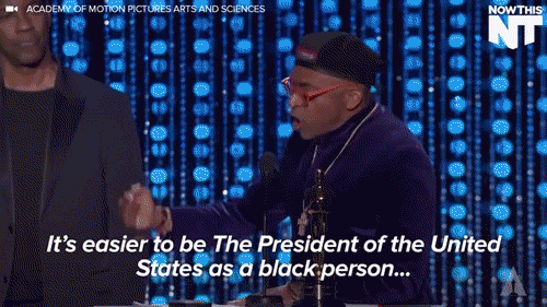 Spike Lee at the Oscars 2016