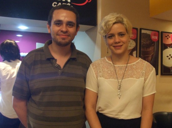 Alex Gonçalves and Leandra Leal