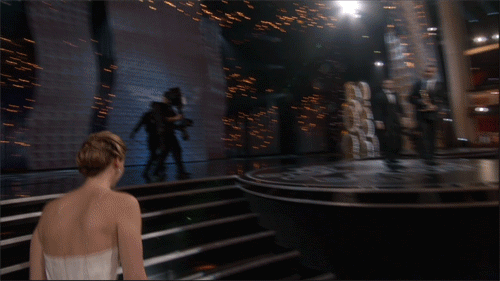 Jennifer Lawrence Falls at Oscars