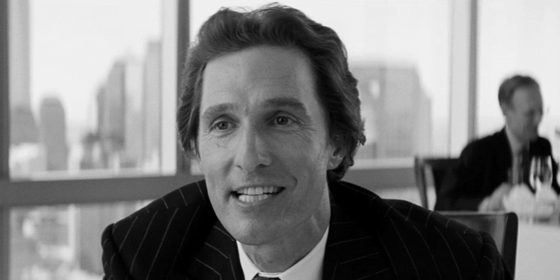 Matthew McConaughey em O Lobo de Wall Street