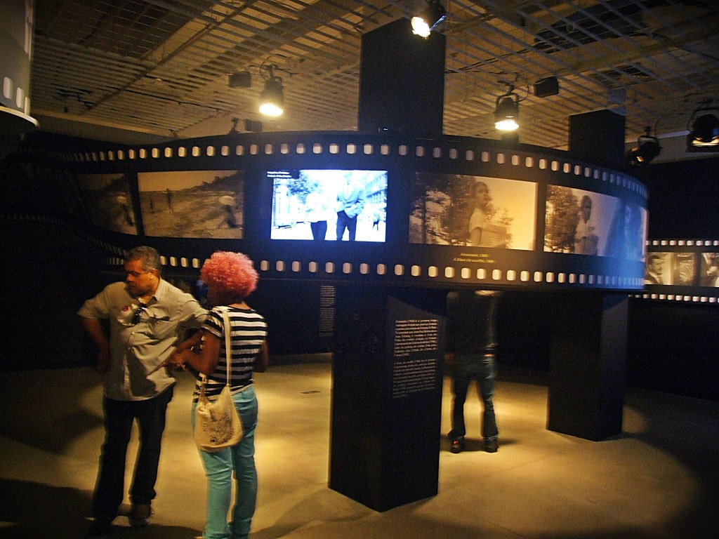 Salão principal da exposição Truffaut - Um Cineasta Apaixonado